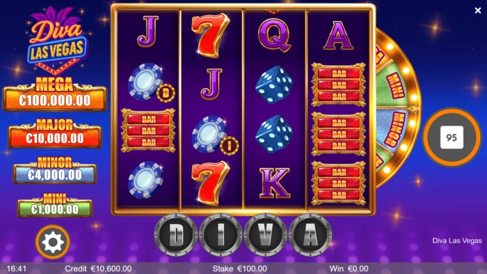 Diva Las Vegas - ekrani kryesor me bobinat 4x4